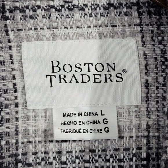 NWOT Boston Traders Trucker Women's L Plaid Flannel Shirt Jacket - Picture 4 of 6
